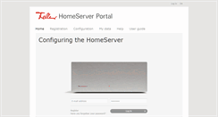 Desktop Screenshot of homeserver.feller.ch