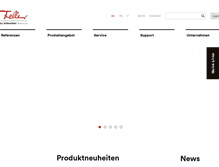 Tablet Screenshot of feller.ch